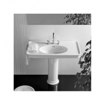 Lavoar suspendat, Hatria, Dolcevita, 100 cm, alb