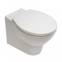 Capac WC Hatria, Nido, cu soft close si quick release, alb