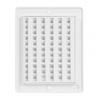 Rama de aerisire Haco, cu jaluzele si inchizator, 150 x 200, alb