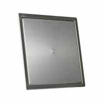 Usita de vizitare, Haco, 30 x 30 cm, inox