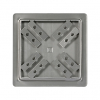Usita de vizitare Haco, 20 x 20 cm, inox