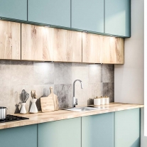 Baterie stativa bucatarie Ferro, Zicco, crom