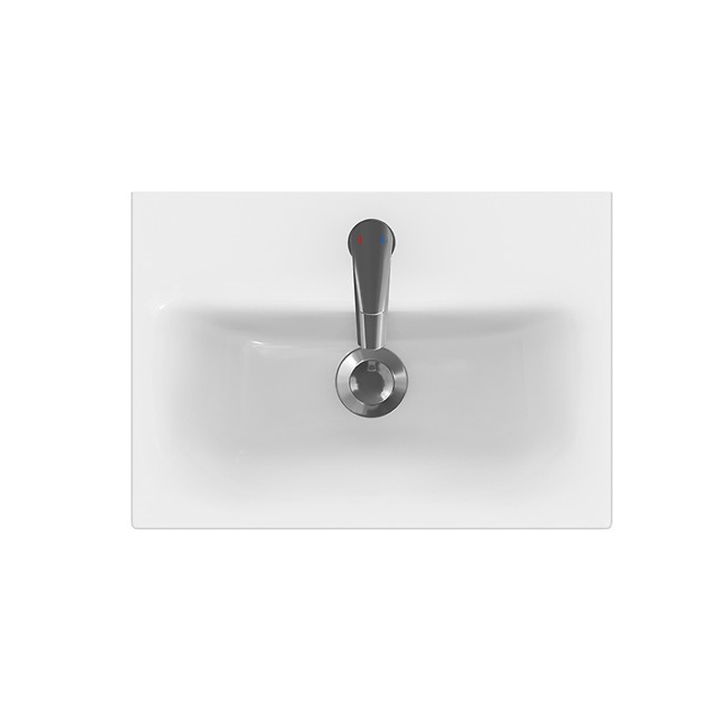 Lavoar slim pentru mobilier, Cersanit, Moduo, 60 x 38 cm, alb