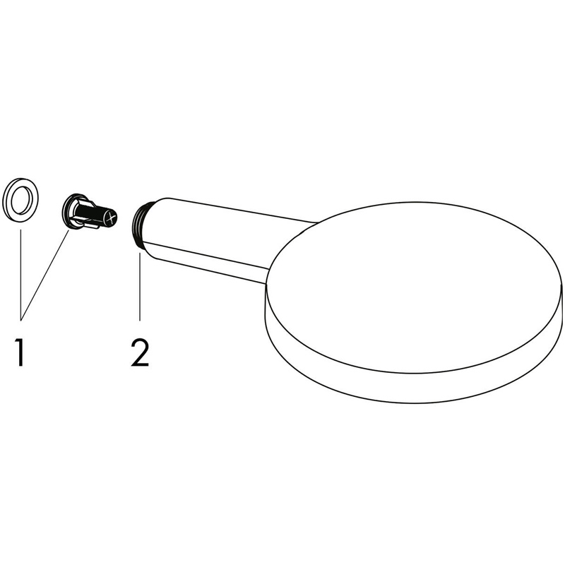 Para de dus, Hansgrohe, Raindance Select S 120, 3 jeturi, bronz periat