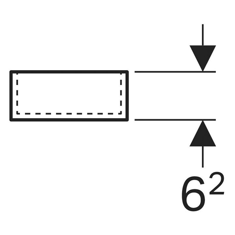 Modul pentru sertar, Geberit, Xeno2, pentru mobilier de lavoar, gri