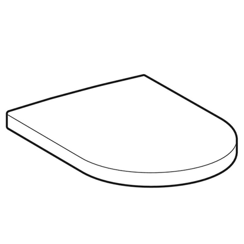 Capac WC Geberit, iCon, soft close, alb