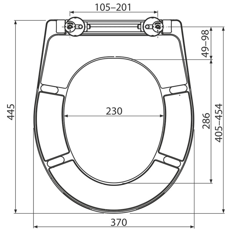 Capac WC universal, Alcadrain, cu soft close, alb