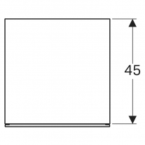 Mobilier suspendat, Geberit, Xeno2, cu 2 sertare, gri-bej