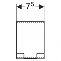 Cuier pentru prosop, Geberit, Xeno2, lava mat
