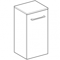 Dulap suspendat, Geberit, Selnova Square, 65 cm, alb lucios