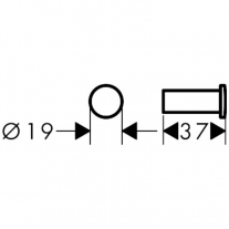 Cuier baie Hansgrohe, Logis Universal, crom