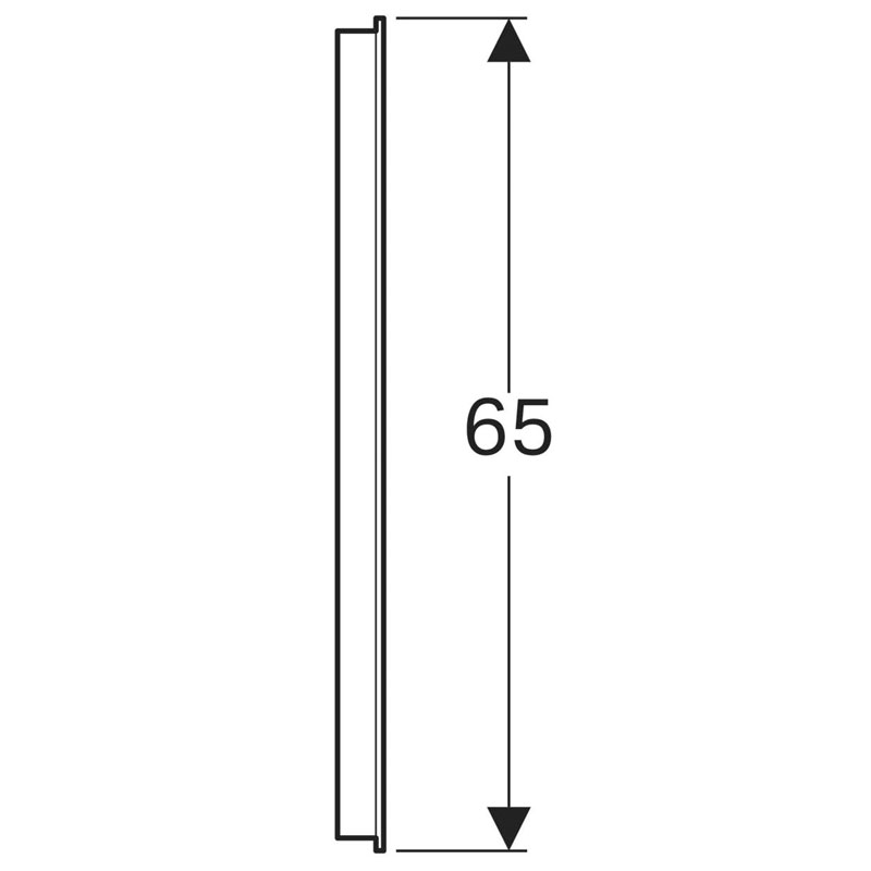 Oglinda cu iluminare LED, Geberit, Option Basic, dreptunghiulara, 120 x 65 cm