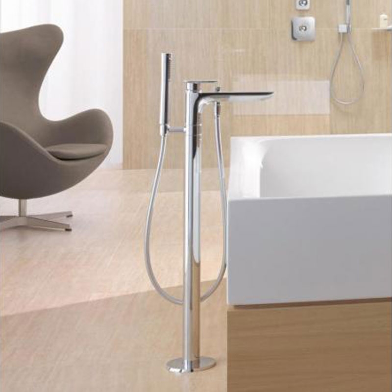 Baterie cada-dus Kludi, E2, pentru cada freestanding, crom