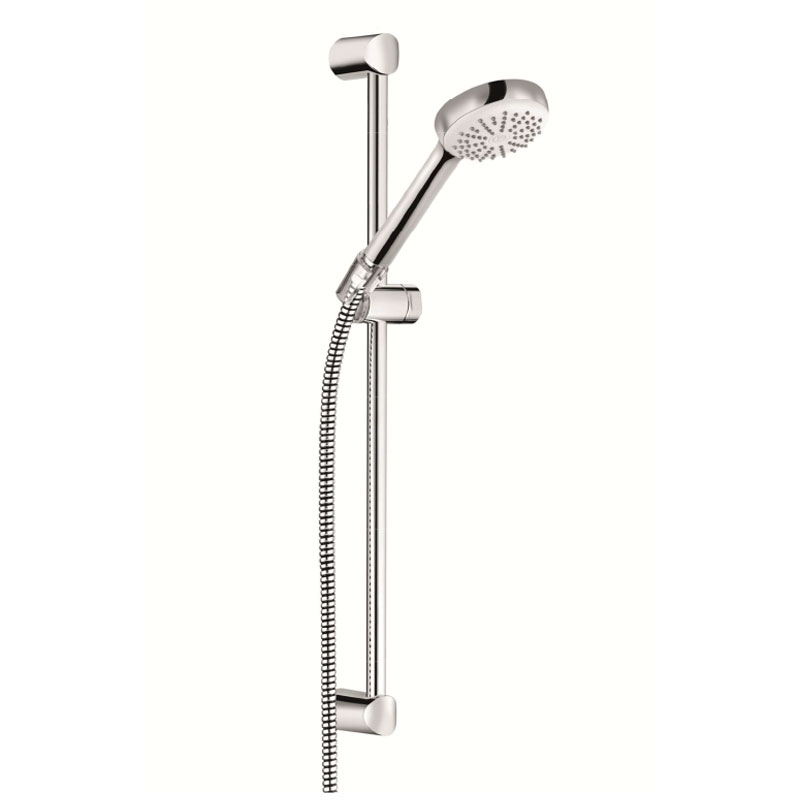 Set baterie lavoar si baterie dus Kludi, Pure & Style, cu set de dus Logo 1S, crom