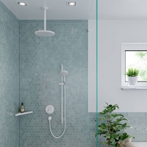 Palarie de dus, Hansgrohe, Croma 280 Air, alb mat