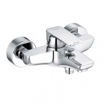 Set baterie lavoar si baterie cada Kludi, Pure & Style, cu set de dus Logo 1S, crom