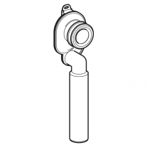 Sifon Geberit, pentru pisoare, cu evacuare verticala, alb alpin