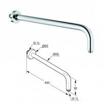 Set de dus, Kludi, Bozz, 7 in 1, crom