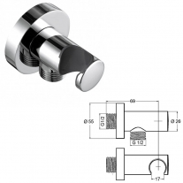 Set de dus, Kludi, Bozz, 7 in 1, crom
