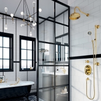 Brat de dus, Kludi, Adlon, 1926, 41,5 cm, placat cu aur 23 kt