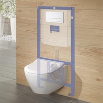  Rezervor ingropat Villeroy and Boch, ViConnect, pentru vas wc suspendat, 111 cm