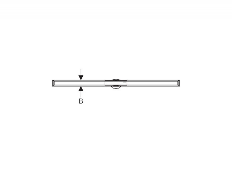 Capac pentru rigola dus Geberit, CleanLine 60, SLIM, montaj in pardoseala, 30-90 cm, crom