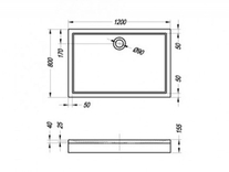 Cadita de dus Kolpasan, Flamenco, 120 x 80 cm, dreptunghiulara, cu masca