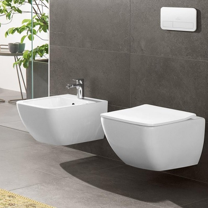 Capac WC Villeroy & Boch, Venticello, soft close, alb alpin