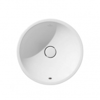 Lavoar pe blat Villeroy & Boch, Loop & Friends, rotund, 43 cm, alb