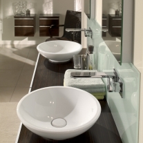 Lavoar pe blat Villeroy & Boch, Loop & Friends, rotund, 43 cm, alb
