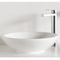 Lavoar pe blat Villeroy & Boch, Loop & Friends, rotund, 43 cm, alb
