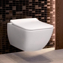 Capac WC Villeroy & Boch, Venticello, soft close, alb alpin