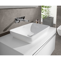 Lavoar Villeroy & Boch, Venticello, 55 cm, dreptunghiular, pentru mobilier, alb alpin