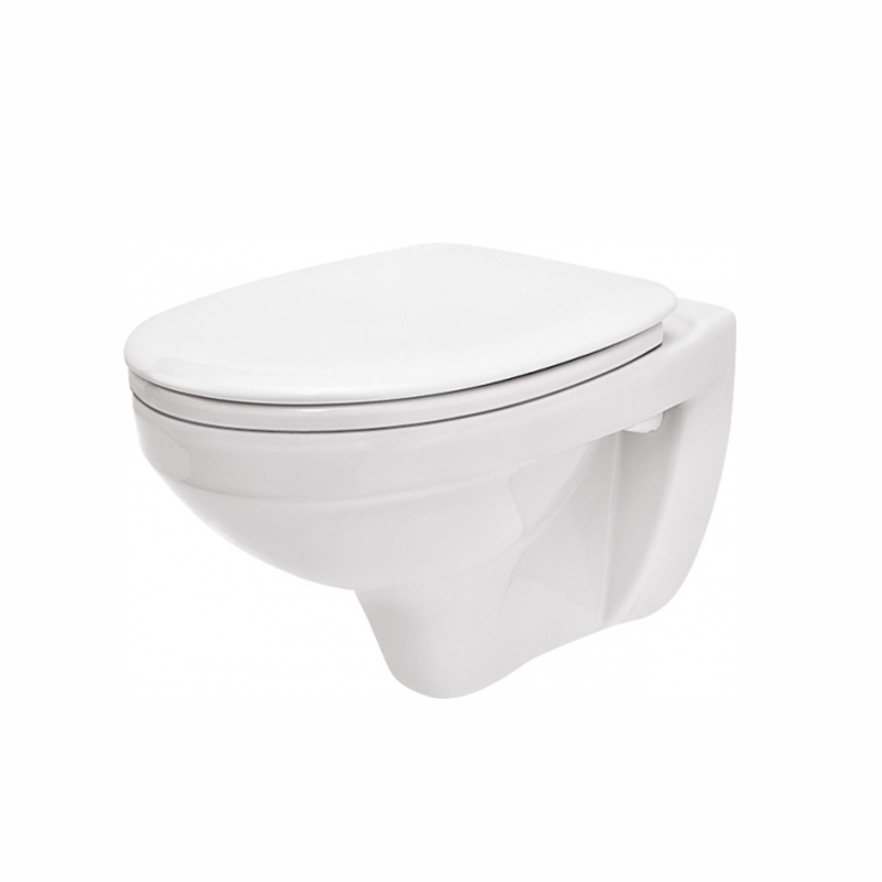 Capac WC Cersanit, Terra, duroplast, alb
