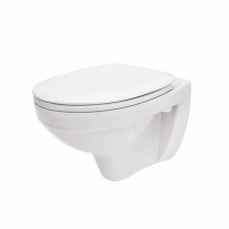 Capac WC Cersanit, Terra, duroplast, alb