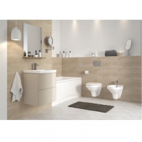 Capac WC Cersanit, Terra, duroplast, alb