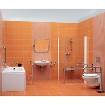 Capac WC, Cersanit, Etiuda, pentru persoane cu dizabilitati, alb