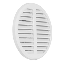 Rama aerisire Haco, rotunda, cu obloane reglabile , 125x160, alb