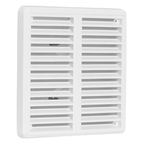 Rama aerisire Haco, cu obloane reglabile, 175 x 175, alb