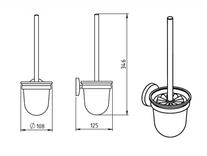 Portperie toaleta Ferro, Metalia 1, crom