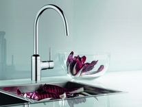 Baterie bucatarie Kludi, Bozz, crom