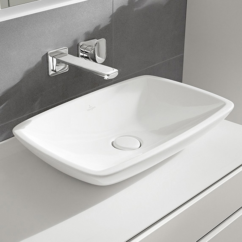 Lavoar pe blat Villeroy & Boch, Loop & Friends , 59cm, alb