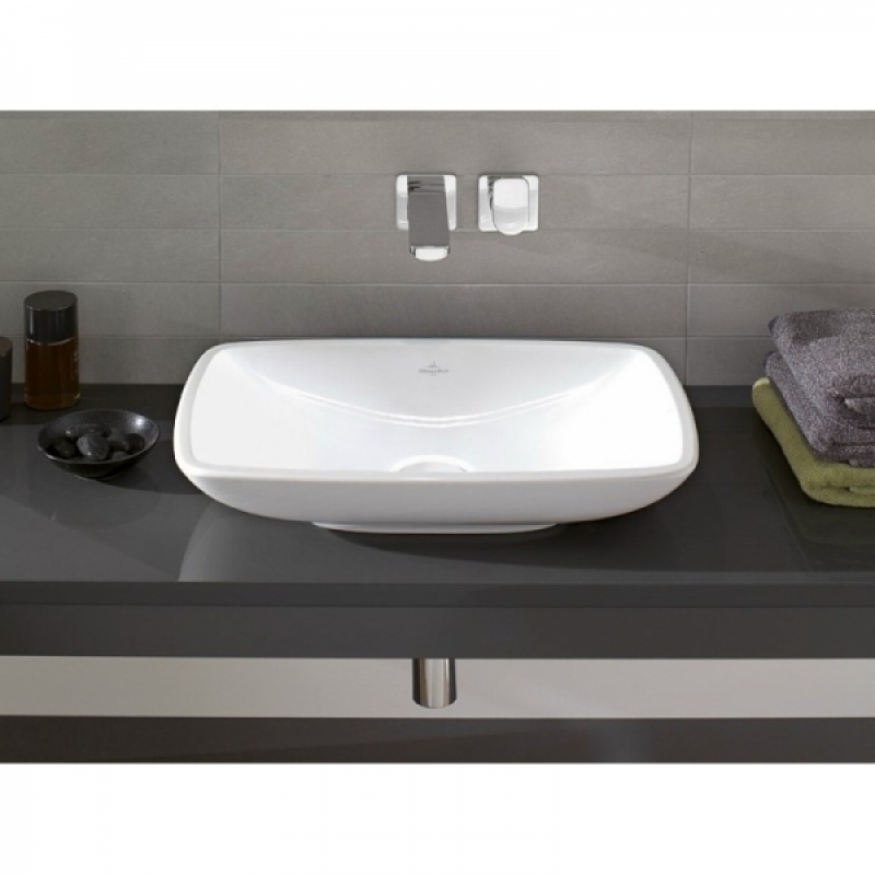 Lavoar pe blat Villeroy & Boch, Loop & Friends , 59cm, alb