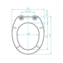Capac WC duroplast, Plast BRNO, Topolino 
