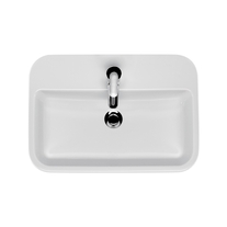 Lavoar Cersanit, Caspia, dreptunghiular pe blat, 60 cm, alb