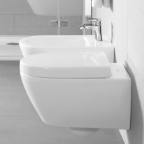 Capac WC Villeroy & Boch, Subway 2.0, soft close, alb