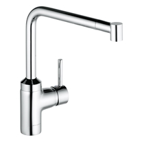 Baterie bucatarie Kludi, L-INE, dus extractibil, crom