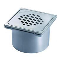 Piesa superioara de montaj Kessel, Ø132, SYSTEM 100, gratar Cross Design, pentru corp sifon