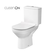 Set vas WC stativ Cersanit, City New, Rimless, cu rezervor si capac Soft-Close inclus