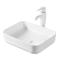 Lavoar pe blat Fluminia, Arno, alb, 48.5 x 39 cm